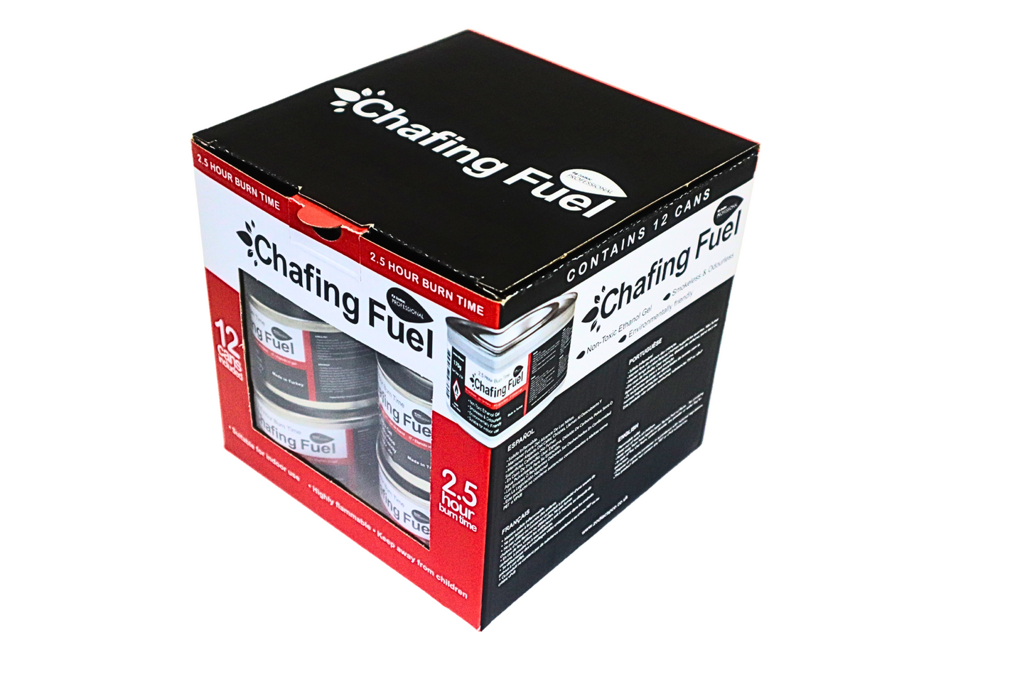 CHAFER GEL ETHANOL FUEL 2.5 HOUR 12 PACK