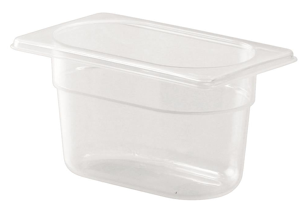 1/9 One Ninth Size Polypropylene Gastronorm Container