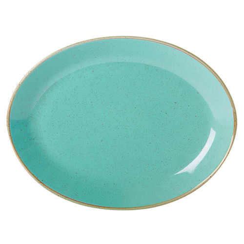 Sea Spray Oval Plate 30cm/12″ (Pack of 6)