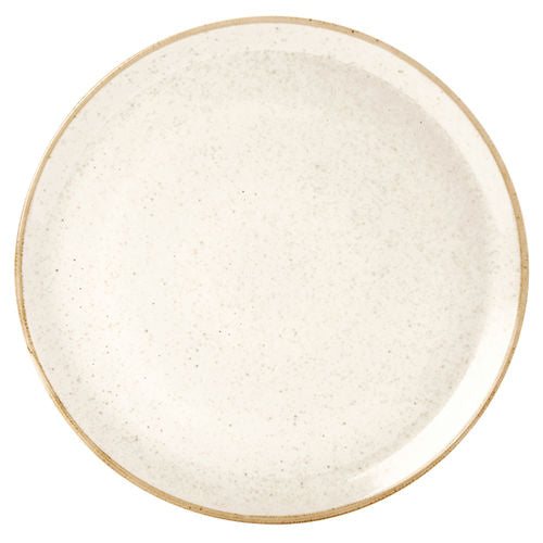 Oatmeal Pizza Plate 28cm (Pack of 6)