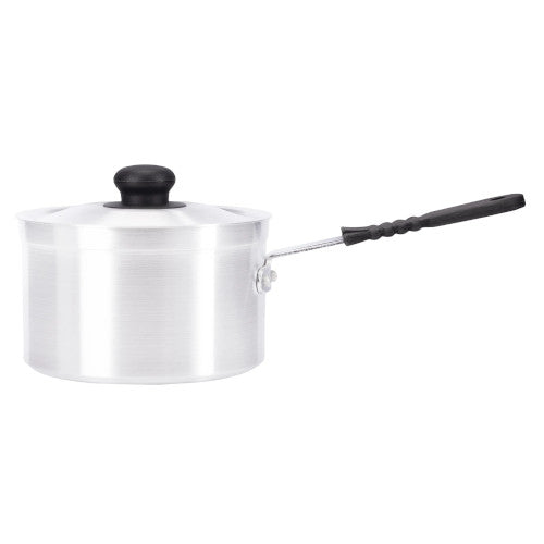 24cm Aluminium Heavy Duty Saucepan Silicon Handle (2924)