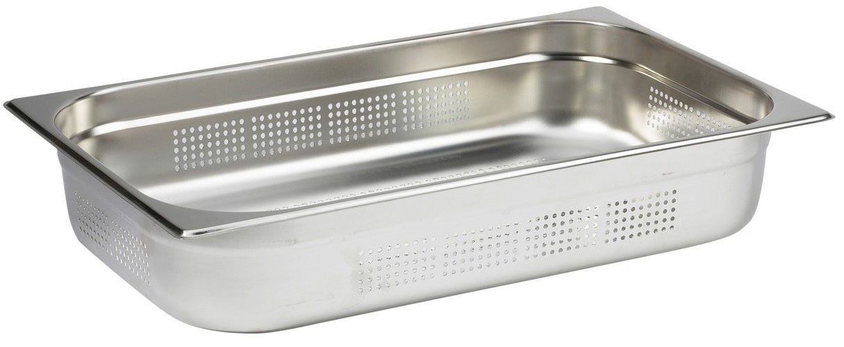 1/1 Full Size Perforated Stainless Steel Gastronorm Container