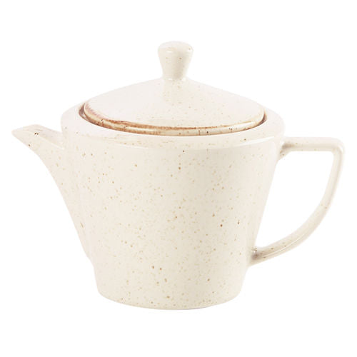 Oatmeal Conic Tea Pot 50cl/18oz (Pack of 6)
