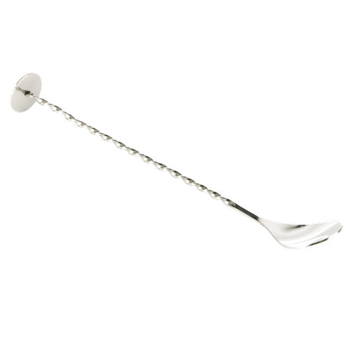 Classic Twisted Bar Spoon with Disc 11"