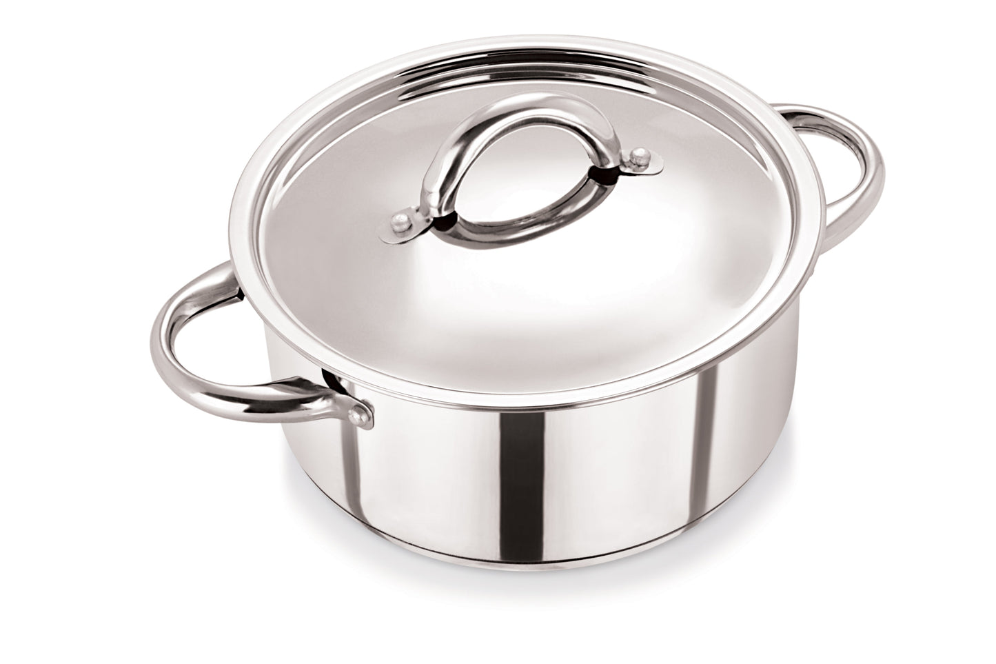 18cm Stainless Steel Casserole & S/S Lid (5318)