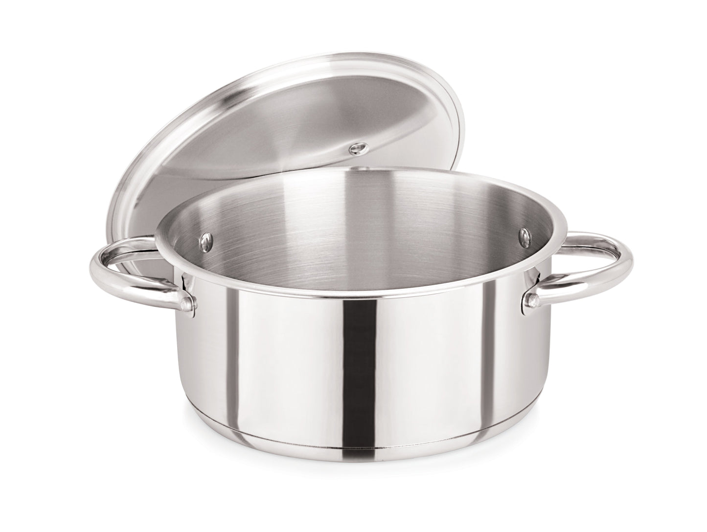 18cm Stainless Steel Casserole & S/S Lid (5318)