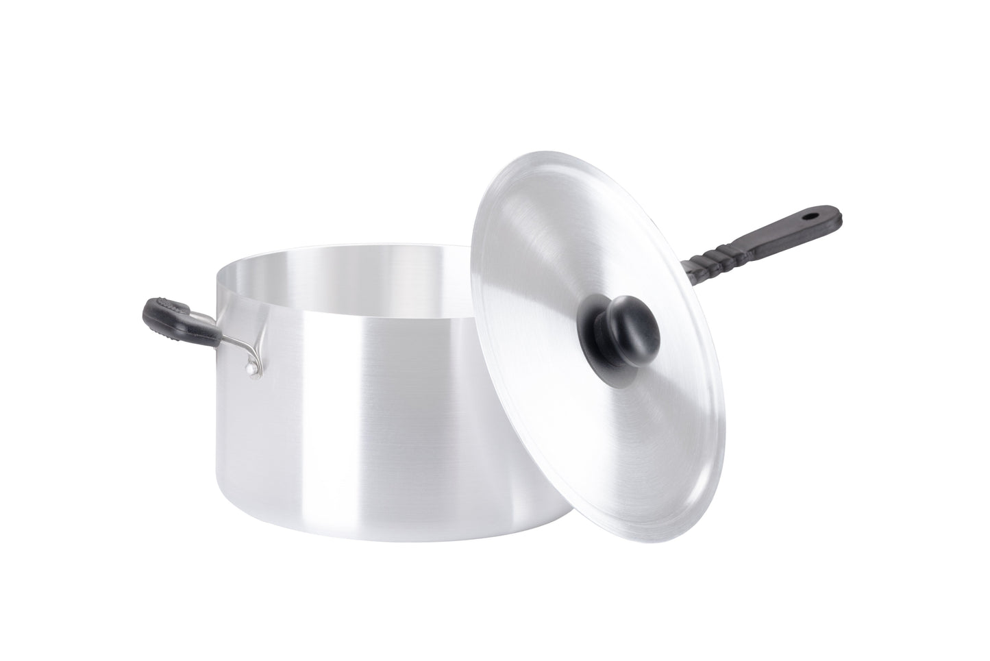 24cm Aluminium Heavy Duty Saucepan Silicon Handle (2924)
