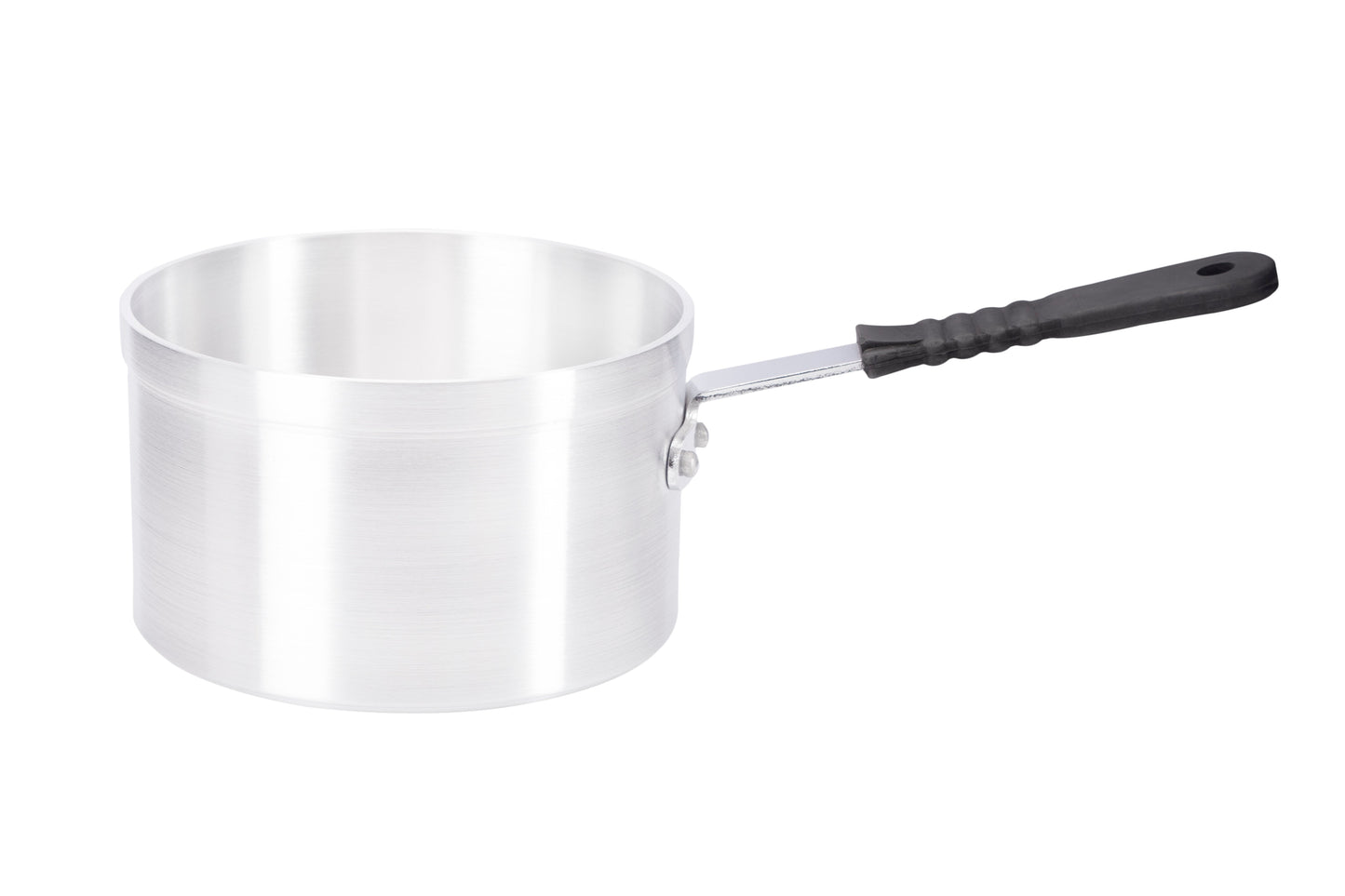20cm Aluminium Medium Duty Saucepan Silicon Handle (1020)