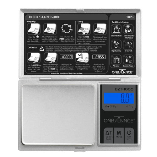 ON BALANCE LARGE TRAY MINISCALE 1000G X 0.1G