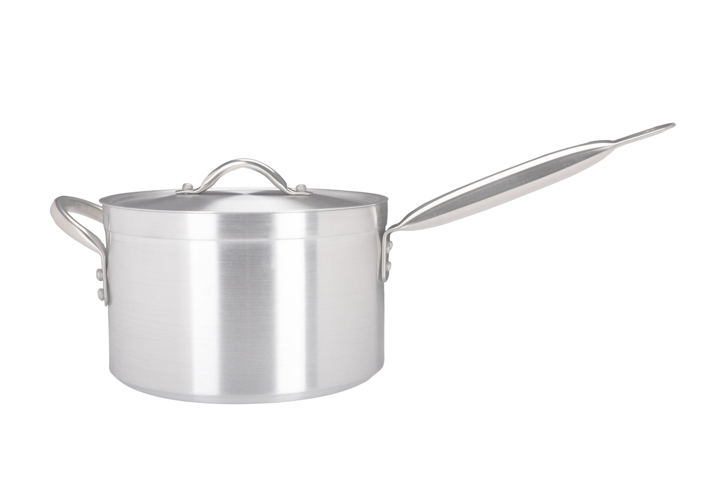 24cm Aluminium Heavy Duty Saucepan Metal Handle (3024)