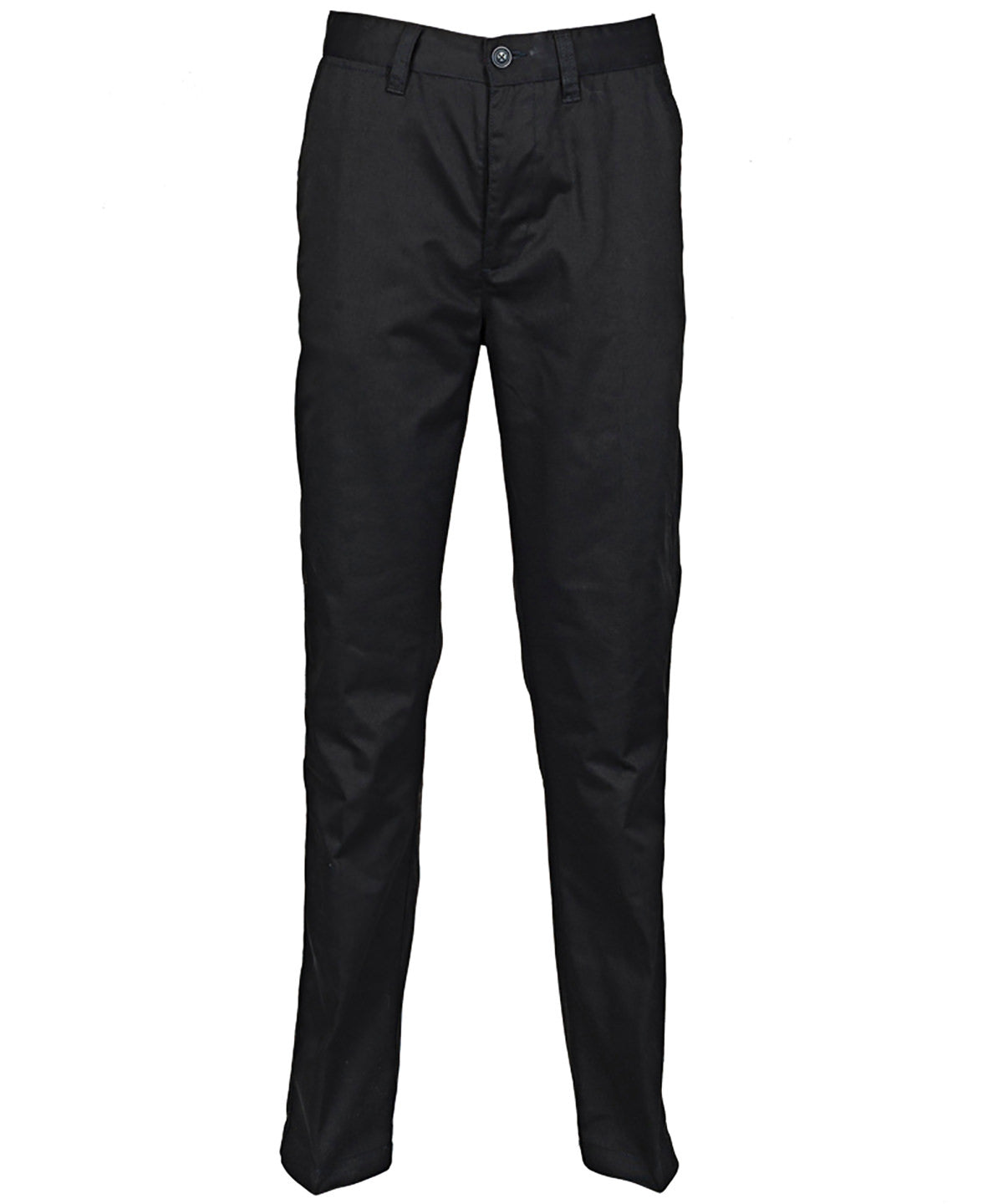 Ladies Flat Fronted Chino Trouser - Black