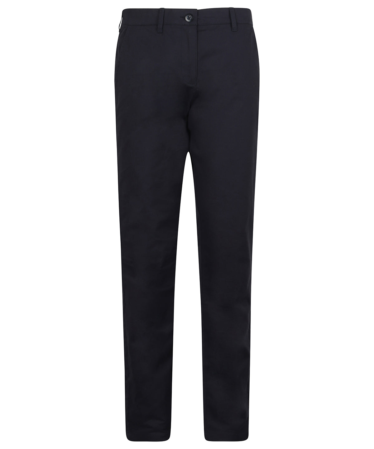 Ladies Stretch Chinos with Flexible Waistband - Navy