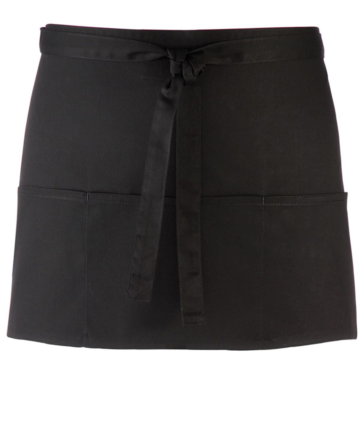 3-Pocket Waist Apron - Black
