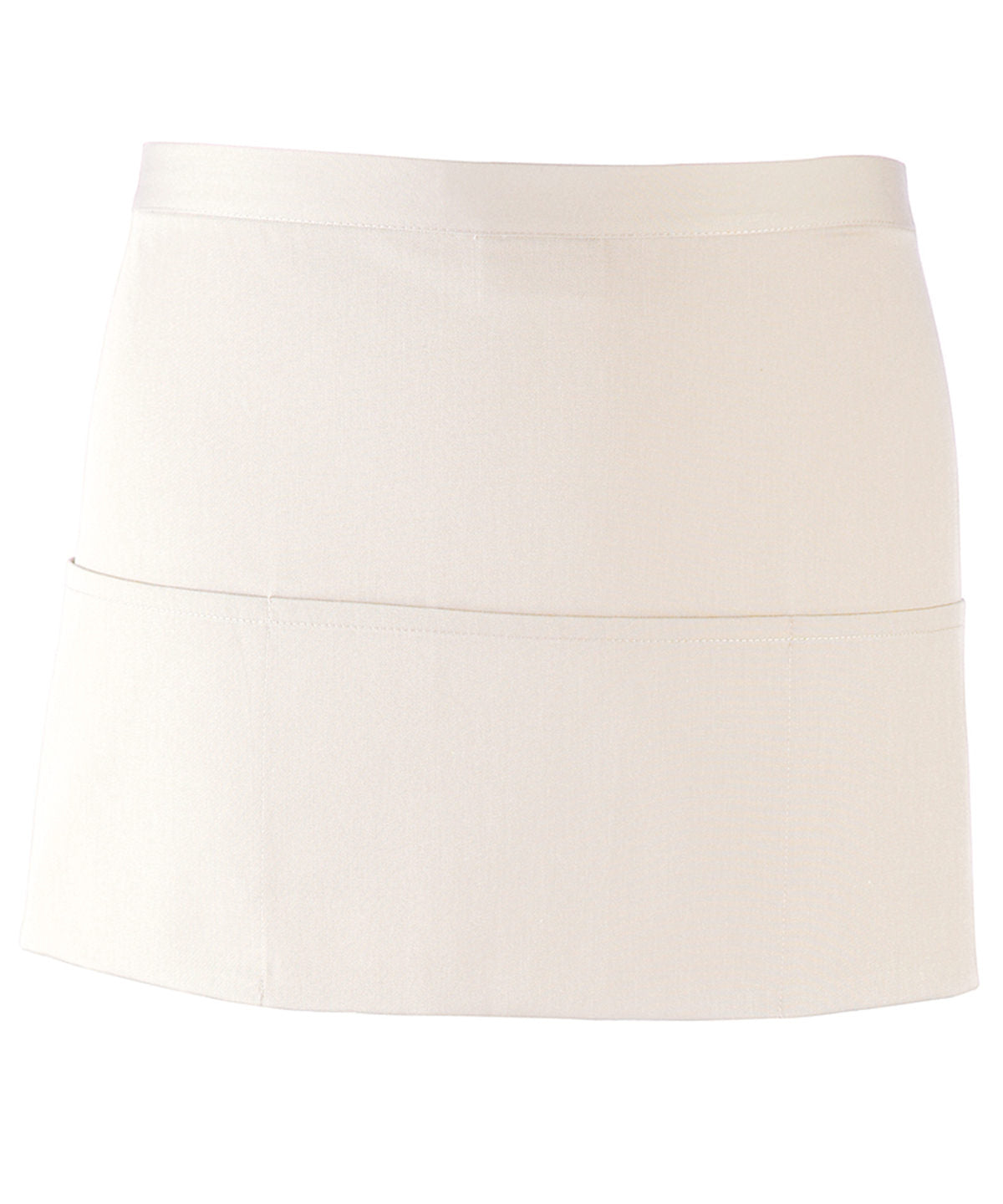 3-Pocket Waist Apron - White