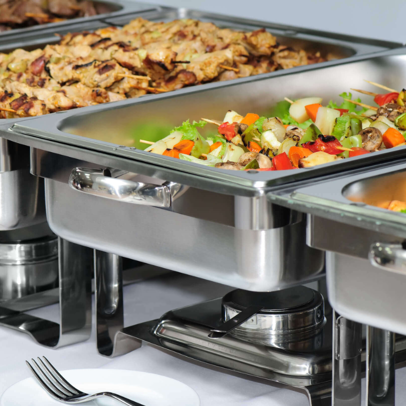 Foldable Leg Fuel Chafer – 8.5L Full-Size 1/1 GN