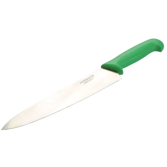 COLOUR CODED 10'' COOKS KNIFE GREEN