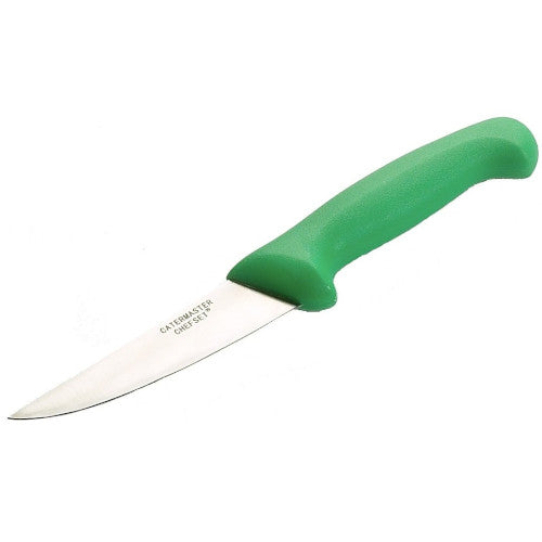 COLOUR CODED 4'' VEGETABLE KNIFE GREEN