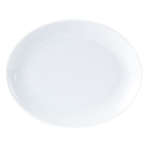 Porcelite Oval Plate 40cm/15.75″ (Pack of 6)