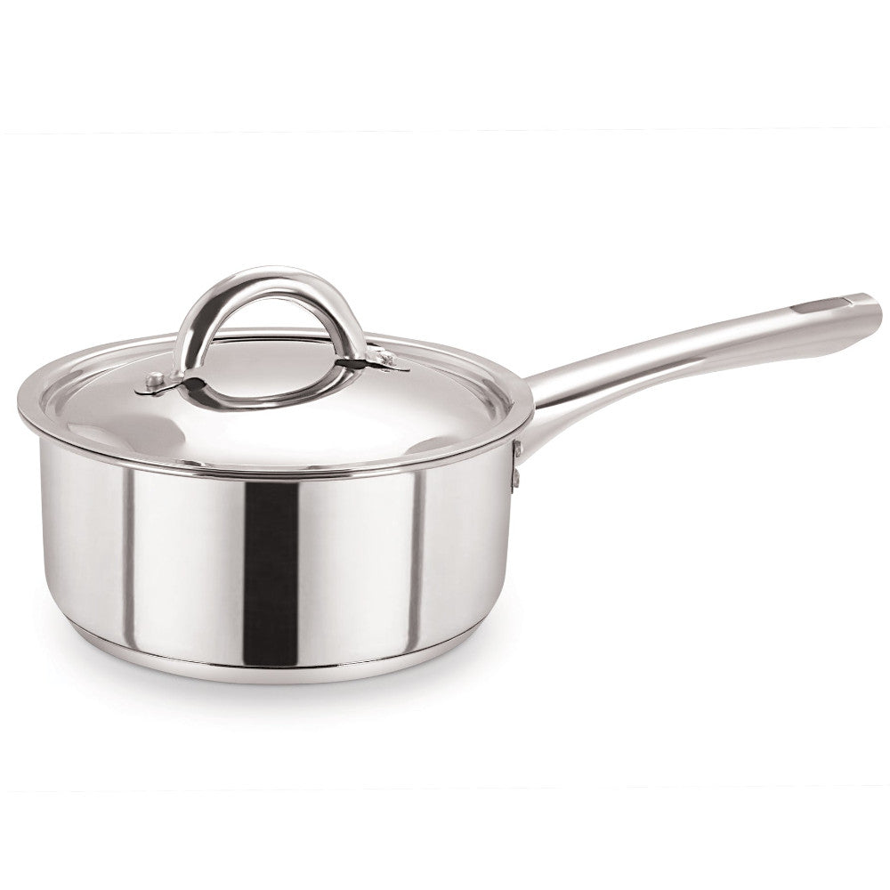 18cm Stainless Steel Sauce Pan & S/S Lid (5303)