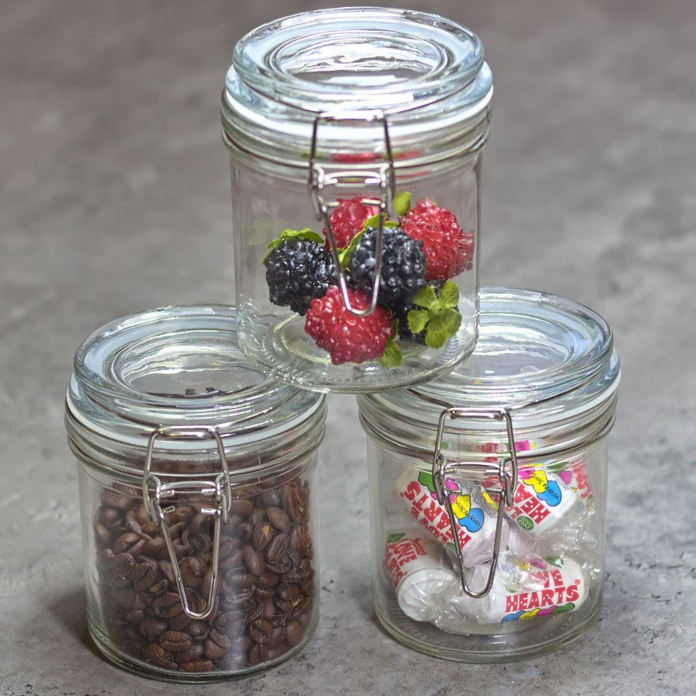 Chef-Hub 325ml Clip Top Terrine Storage Jar With Airtight Lid
