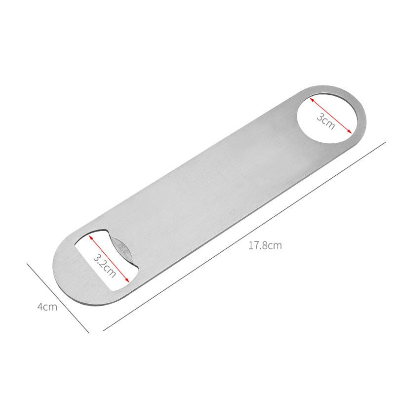 Professional 7" Metal Bar Blade / Bottle Opener