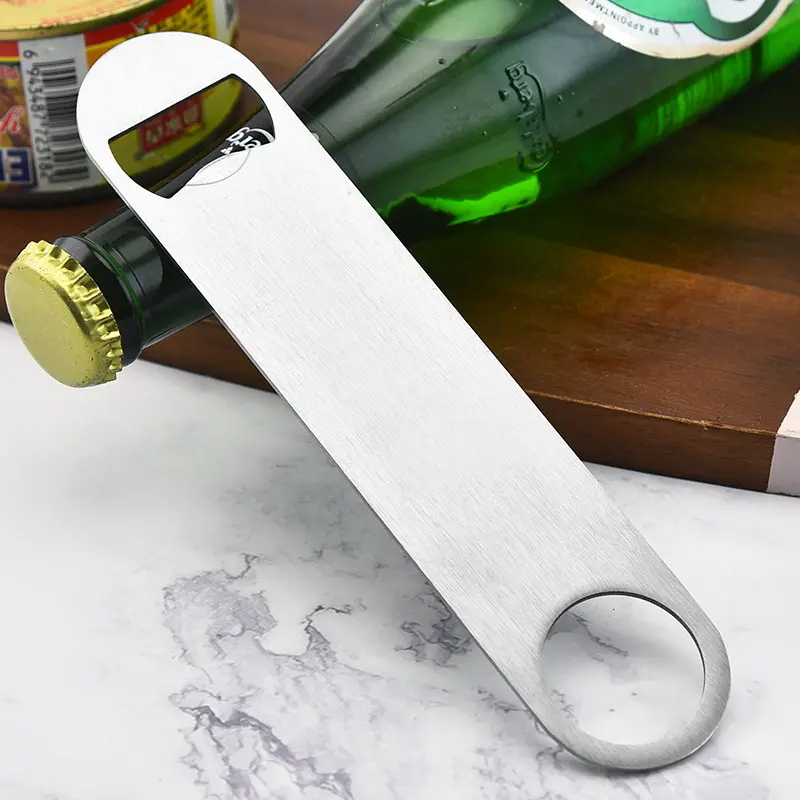 Professional 7" Metal Bar Blade / Bottle Opener