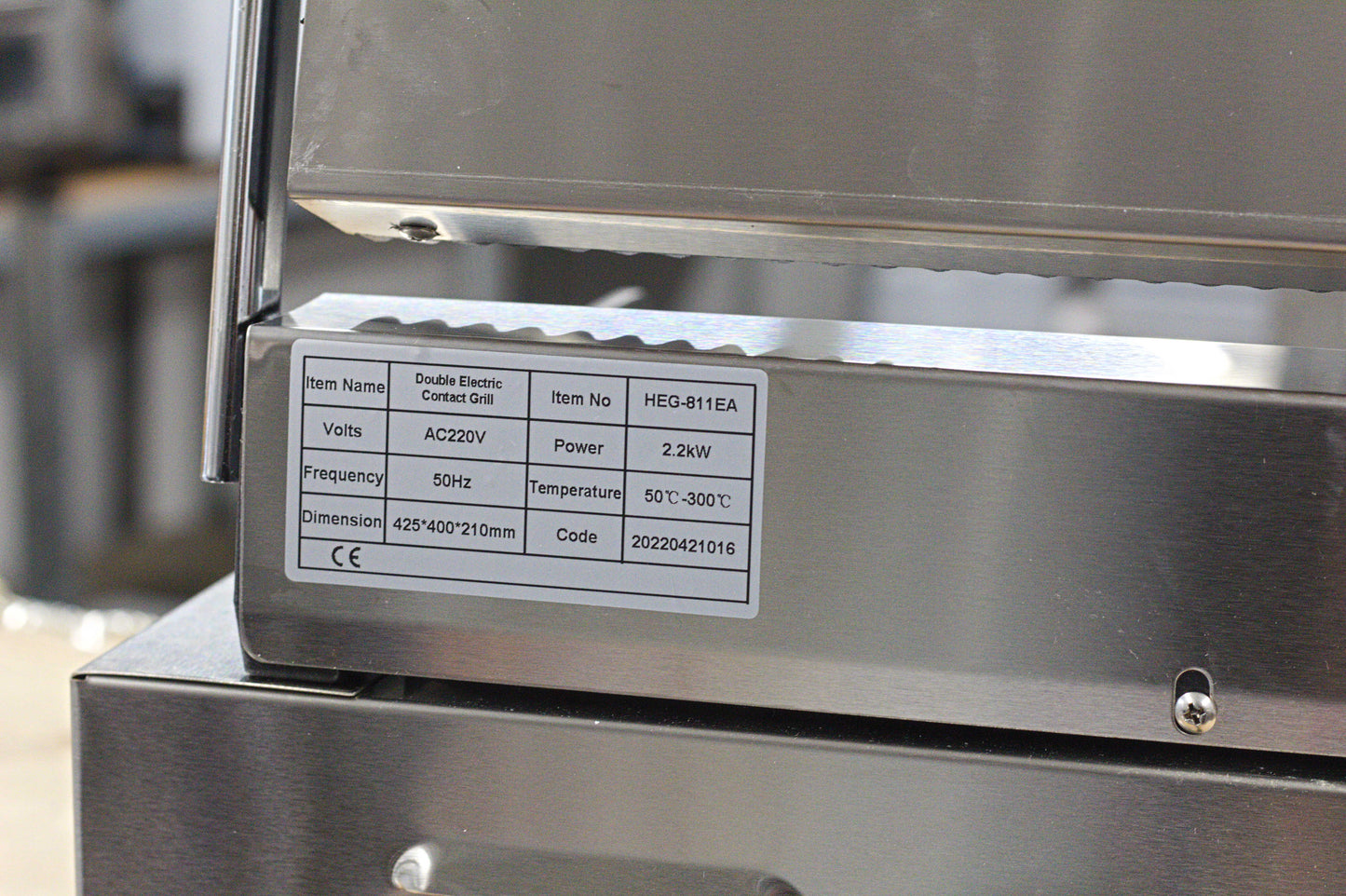 Chef-Hub Electric Extra Wide Contact Grill / Panini Grill