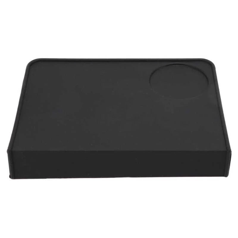 Black Non Slip Silicone Tamping Mat Counter Edge