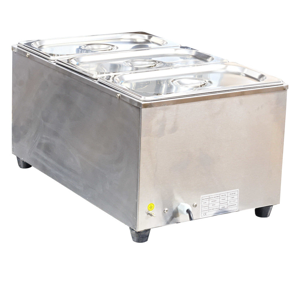 Chef-Hub Electric Wet Well Bain Marie With Pans