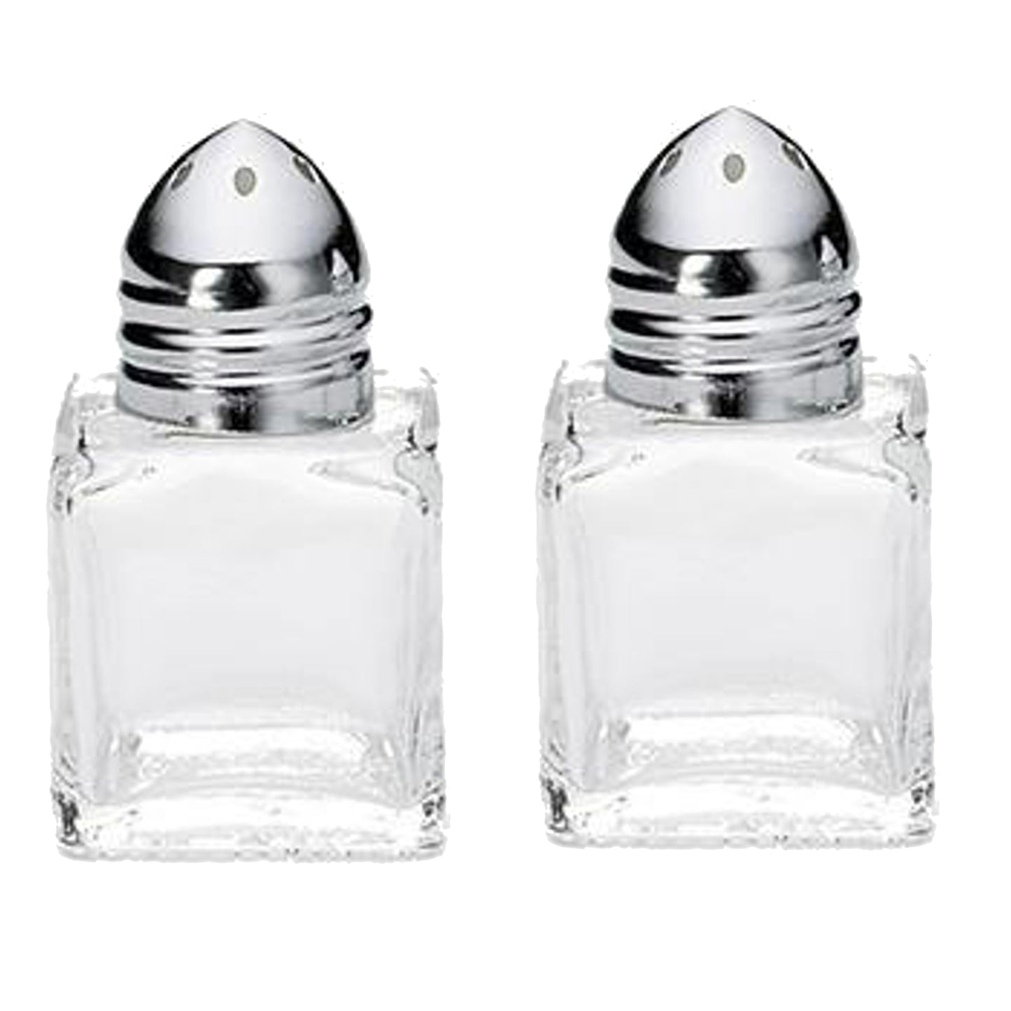Chef-Hub 0.5oZ Cube Mini Salt / Pepper Shakers Pack of 24