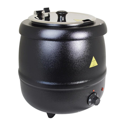 ZYCO SOUP KETTLE BLACK 10ltr - UK 3 pin PLUG