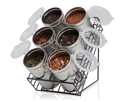 Suki Tea Caddy Stand - 6 Canister Holder