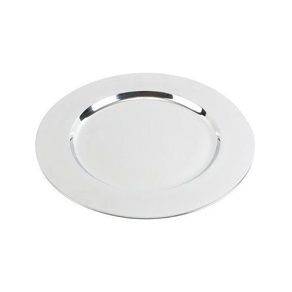 21cm Stainless Steel Charger Plate (5074)