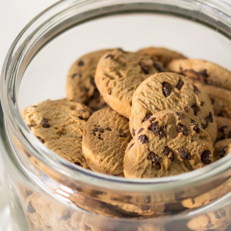 1.9L Classic Glass Biscotti - Cookie Storage Jar with Airtight Seal