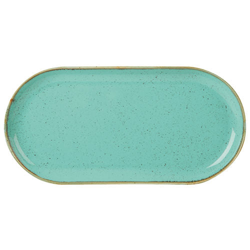 Sea Spray Narrow Oval Plate 30cm (Pack of 6)