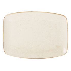 Oatmeal Rectangular Plate 32cm (Pack of 6)