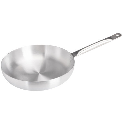 24cm Aluminium Medium Duty Frypan Metal Handle (1181)