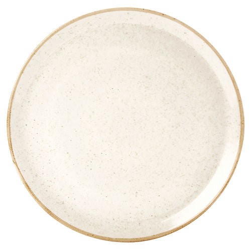 Oatmeal Pizza Plate 28cm (Pack of 6)