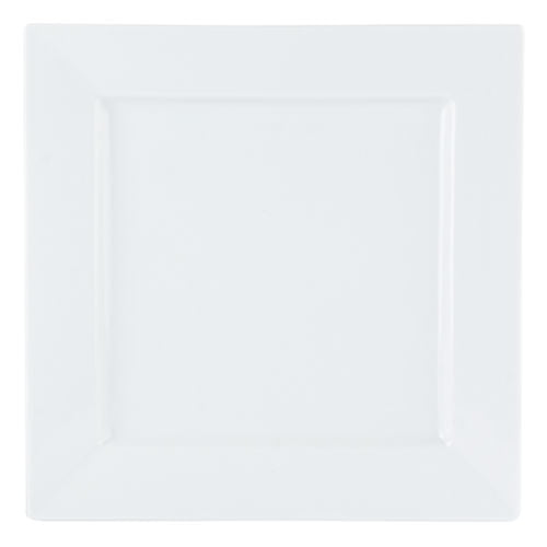 Porcelite Flat Square Plate 27cm/10.5″ (Pack of 6)