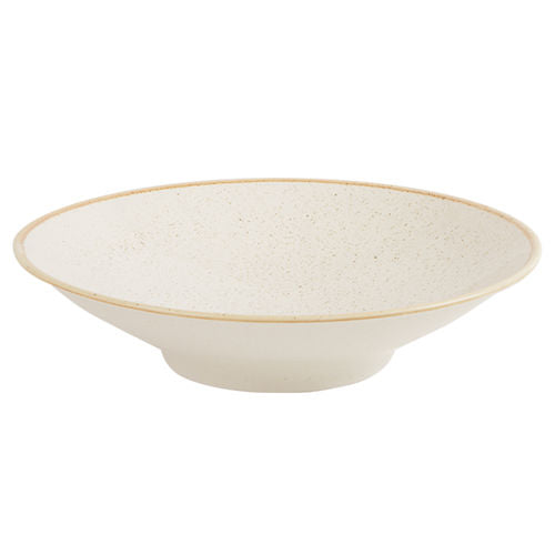 Oatmeal Footed Bowl 26cm (Pack of 6)