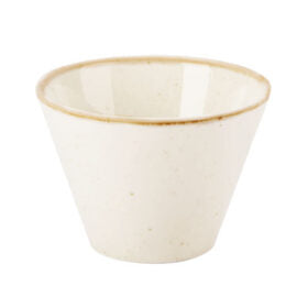Oatmeal Conic Bowl 5.5cm/2.25″ 5cl/1.75″ (Pack of 6)