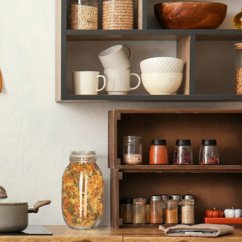 3 Litre Traditional Glass Preserve Jar with Clip Lid - Airtight Storage