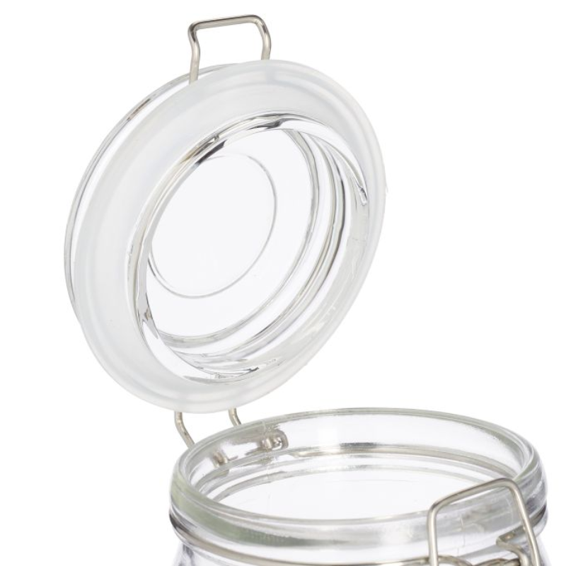3 Litre Traditional Glass Preserve Jar with Clip Lid - Airtight Storage