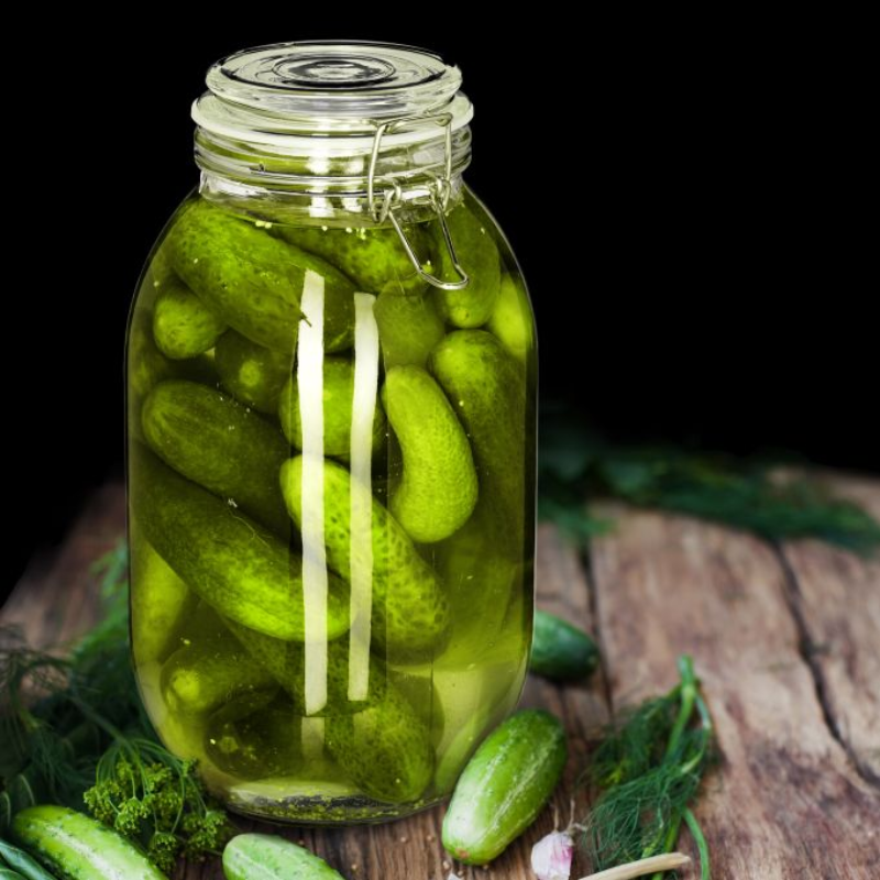 3 Litre Traditional Glass Preserve Jar with Clip Lid - Airtight Storage