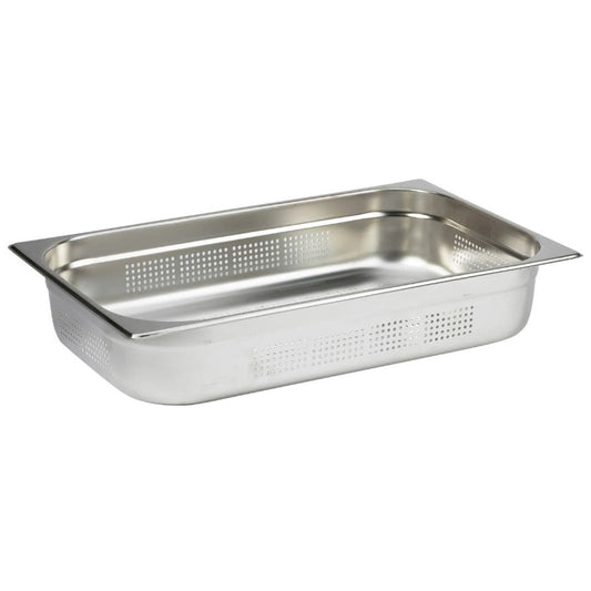 1/1 Full Size Perforated Stainless Steel Gastronorm Container