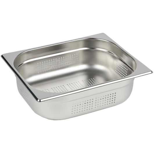 1/2 Half Size Perforated Stainless Steel Gastronorm Container