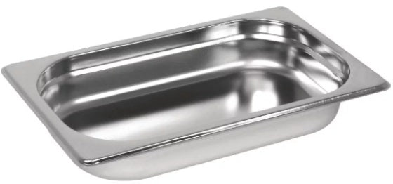 1/3 One Third Size Stainless Steel Gastronorm Container