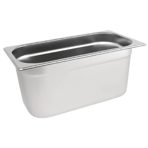 1/3 One Third Size Stainless Steel Gastronorm Container 150mm