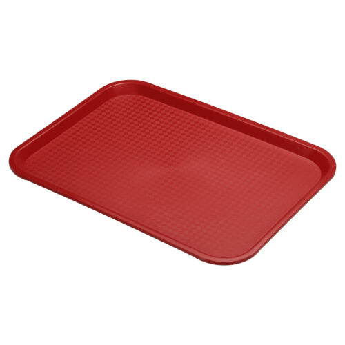 16" X 12" Red P/P Fast Food Tray (7734)