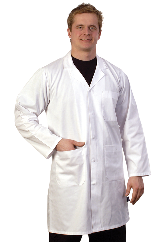 Unisex White Lab Coat